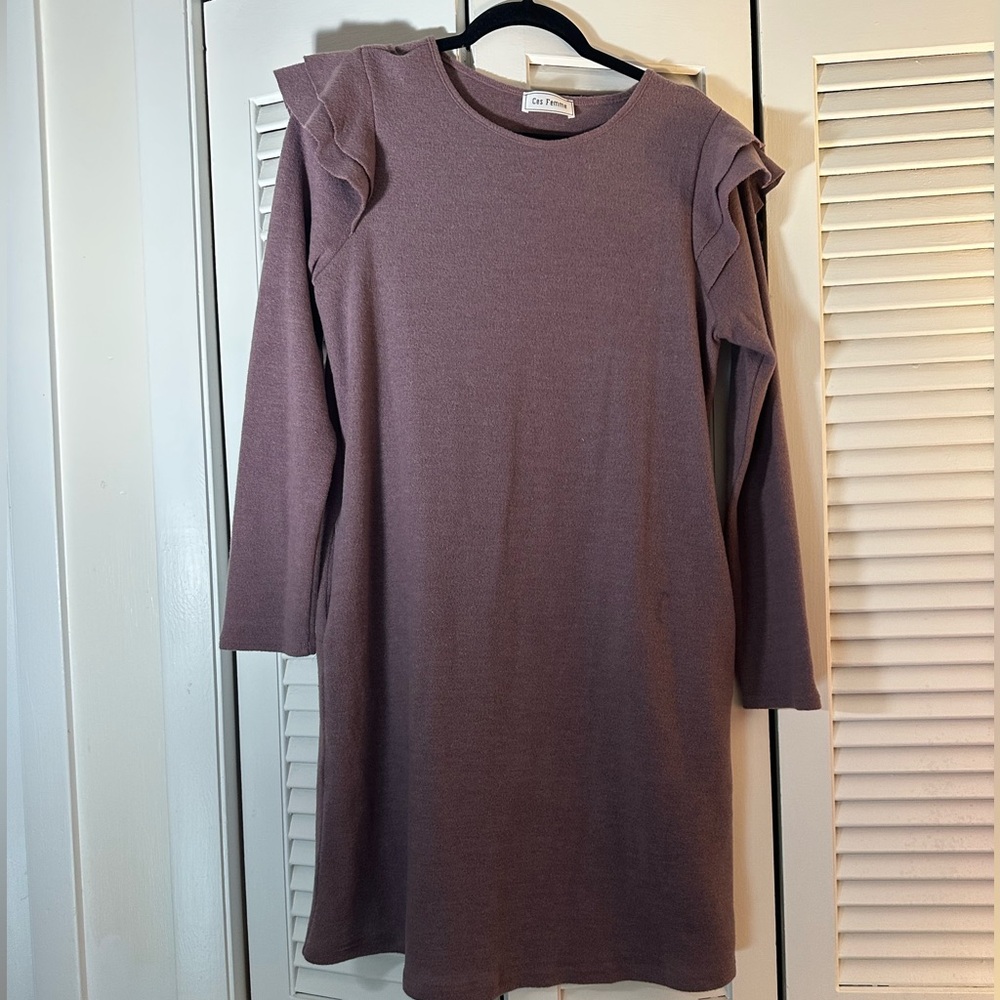 Ces Femme Dusty Purple Dress